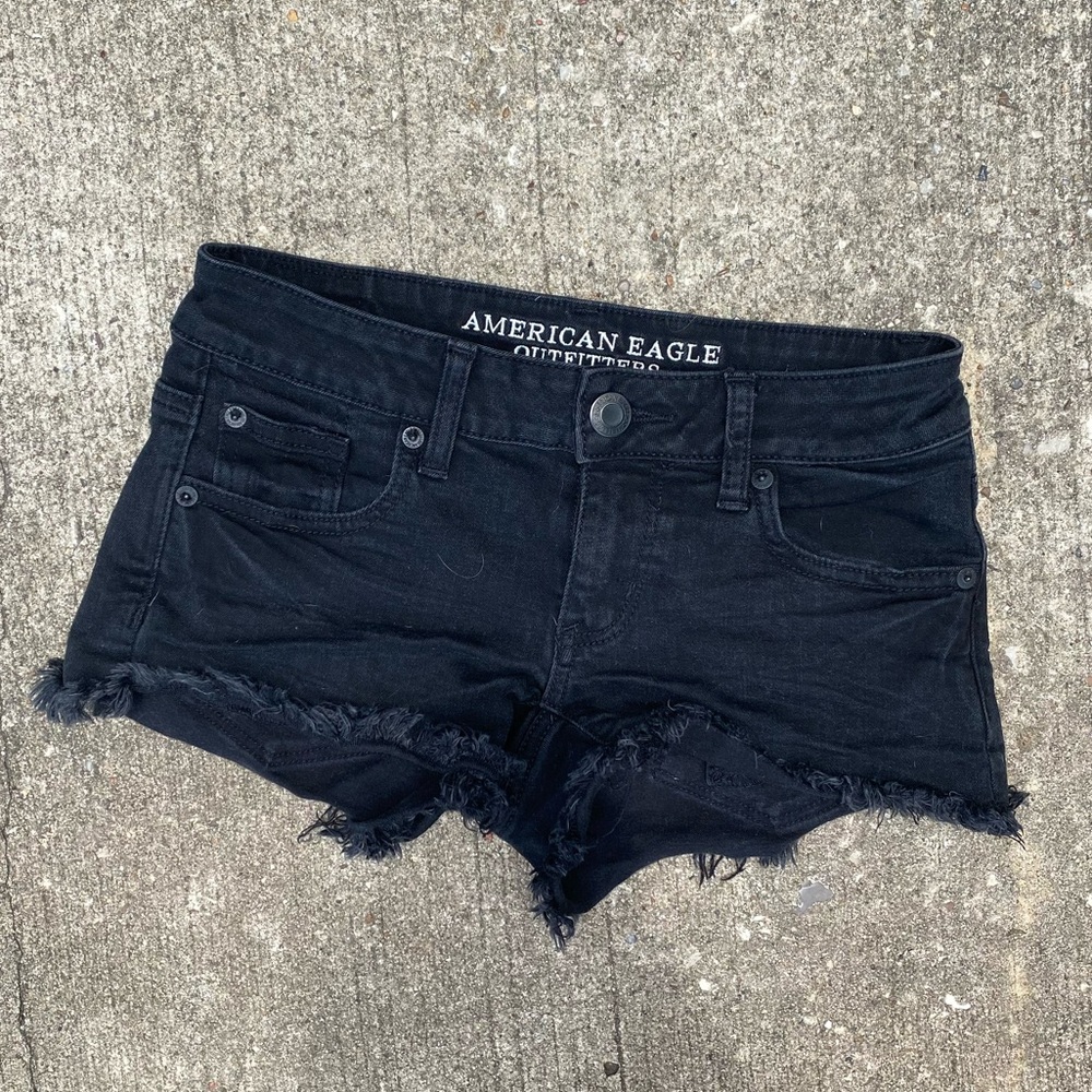 ⚡️American Eagle Black Denim Shorts